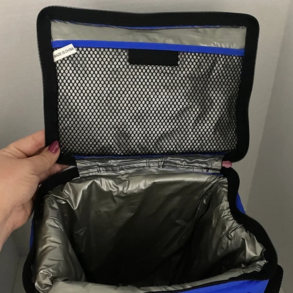 Vintage Applebee’s Cooler Bag 90s Blue Insulated